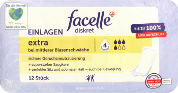 FACELLE,wkładki higieniczne Extra,przód
