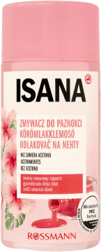 ISANA,zmywacz do paznokci bez acetonu,przód