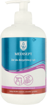 MEDISEPT,żel do dezynfekcji rąk Zapach Cashmere,przód