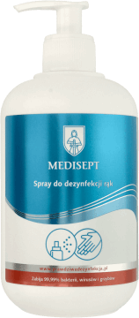 MEDISEPT,spray do dezynfekcji rąk,przód
