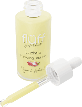 FLUFF,mleko do twarzy Liczi,kompozycja-1