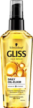 SCHWARZKOPF GLISS,olejek do włosów zniszczonych, regenerujący,przód