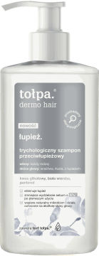 TOŁPA,szampon do włosów, trychologiczny przeciwłupieżowy,przód