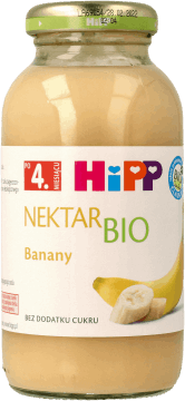 HIPP,nektar bananowy po 4. m-cu,przód