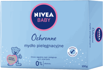 NIVEA BABY,mydło w kostce dla dzieci, pielęgnujące, ochronne,przód
