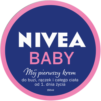 NIVEA BABY,krem do buzi, rączek i całego ciała, dla dzieci, Mój pierwszy krem,przód