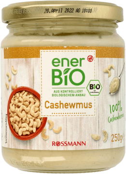 ENERBIO,mus z orzechów nerkowca nerkowca,przód