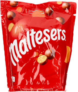 MALTESERS,czekoladki z lekkim chrupiącym środkiem,przód
