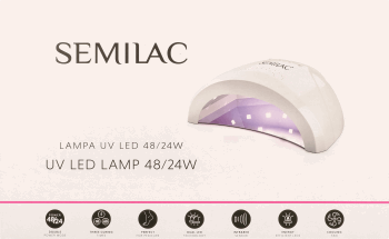 SEMILAC,lampa UV LED 48/24W,przód