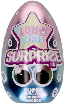 LUMO STARS,zabawka jajko z pluszakiem, Surprise,przód