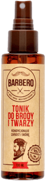 BARBERO,tonik do brody i twarzy kondycjonuje zarost i skórę,przód