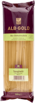 ALBGOLD,makaron orkiszowy spaghetti,przód