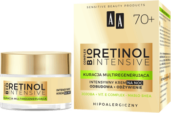 AA,krem do twarzy kuracja multiregenerująca, 70+, na noc,kompozycja-1
