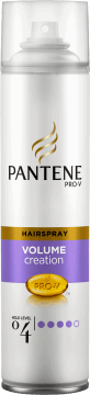 PANTENE PRO-V,lakier do włosów cienkich poziom utrwalenia 4,przód