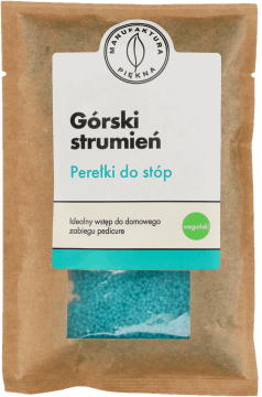 MANUFAKTURA PIĘKNA,perełki do stóp Górski strumień,przód