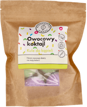 MANUFAKTURA PIĘKNA,kule do kąpieli Owocowy koktajl,przód