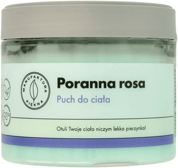 MANUFAKTURA PIĘKNA,puch do ciała pielęgnacyjny,przód