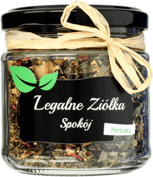 LEGALNE ZIÓŁKA,herbatka ziołowa Spokój,przód
