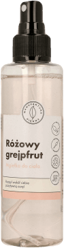 MANUFAKTURA PIĘKNA,mgiełka do ciała ciała, różowy grejpfrut,przód