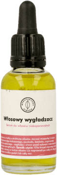MANUFAKTURA PIĘKNA,serum do włosów niskoporowatych,przód