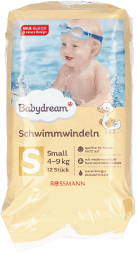 BABYDREAM,pieluszki do pływania dla dzieci Small, 4-9 kg,przód