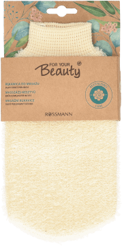 FOR YOUR BEAUTY,rękawica do masażu silny efekt peelingu,przód