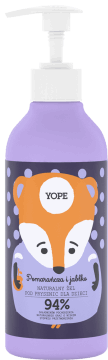 YOPE,żel pod prysznic dla dzieci, naturalny,przód