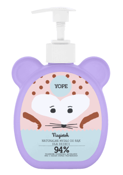 YOPE,naturalne mydło do rąk dla dzieci nawilża i łagodzi podrażnienia,przód