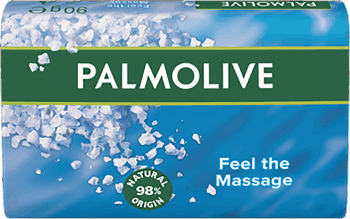 PALMOLIVE,mydło w kostce mineralny masaż z solą morską,przód