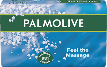 PALMOLIVE,mydło w kostce Mineralny masaż z solą morską,przód