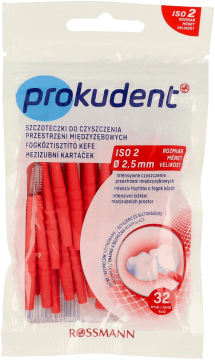 PROKUDENT,szczoteczki do czyszczenia przestrzeni międzyzębowych ISO 2; 2,5 mm,przód