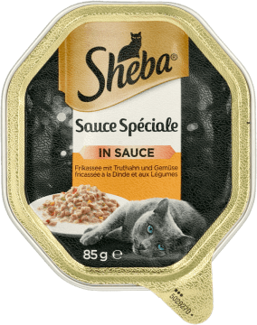 SHEBA,karma pełnoporcjowa, mokra dla dorosłych kotów z indykiem i warzywami,przód