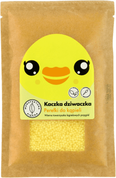 MANUFAKTURA PIĘKNA,perełki do kąpieli Kaczka dziwaczka,przód