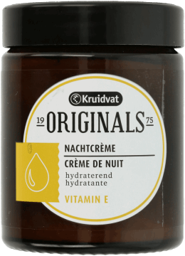 KRUIDVAT ORIGINALS,krem do twarzy nawilżający, na noc,przód
