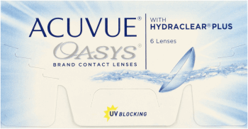 ACUVUE OASYS,soczewki kontaktowe z filtrem UV, moc: -0.50,przód