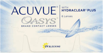 ACUVUE OASYS,soczewki kontaktowe z filtrem UV moc: -1,przód