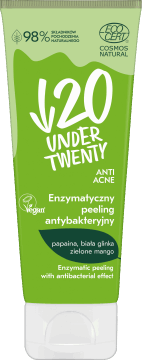 UNDER TWENTY,peeling enzymatyczny antybakteryjny,przód