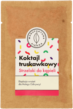 MANUFAKTURA PIĘKNA,strzelaki do kąpieli koktajl truskawkowy,przód