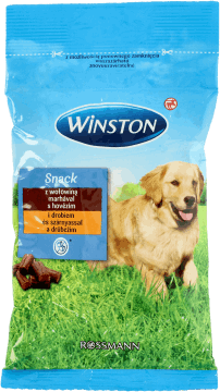 WINSTON,przysmak dla psa z wołowiną i drobiem,przód