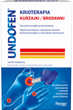 UNDOFEN,krioterapia na kurzajki/brodawki,przód