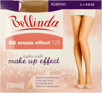 BELLINDA,rajstopy damskie, 12 den, Almond rozm. L,przód