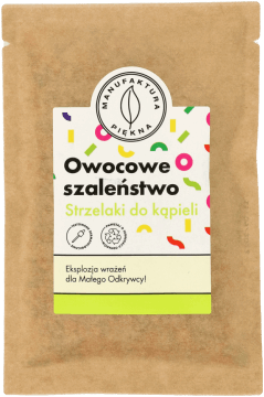MANUFAKTURA PIĘKNA,strzelaki do kąpieli Owocowe Szaleństwo,przód