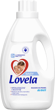 LOVELA,płyn do prania ubranek dziecięcych białych,przód