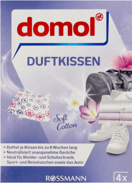 DOMOL,saszetki zapachowe soft cotton,przód