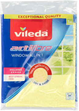 VILEDA,ściereczka do okien,przód