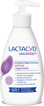 LACTACYD,emulsja do higieny intymnej, łagodząca podrażnienia,przód