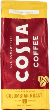 COSTA COFFEE,kawa mielona Colombian Roast,przód
