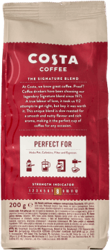 COSTA COFFEE,kawa mielona Signature Blend,tył