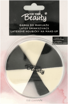 FOR YOUR BEAUTY,gąbka do makijażu do makijażu,przód