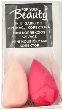 FOR YOUR BEAUTY,gąbki do makijażu mini, do aplikacji korektora,przód